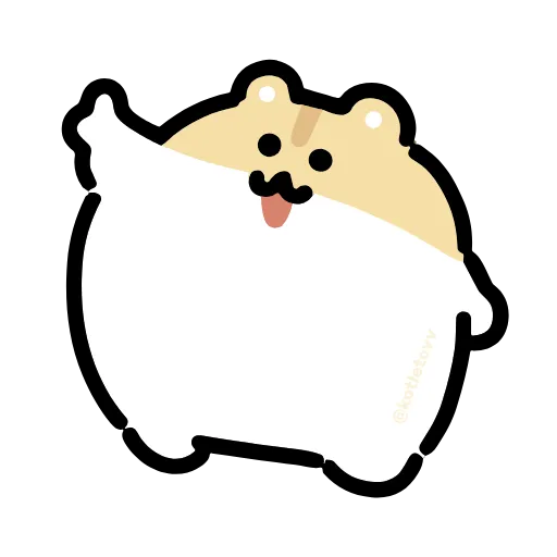 🐹 Стикер «Dancing Hamster» для Telegram