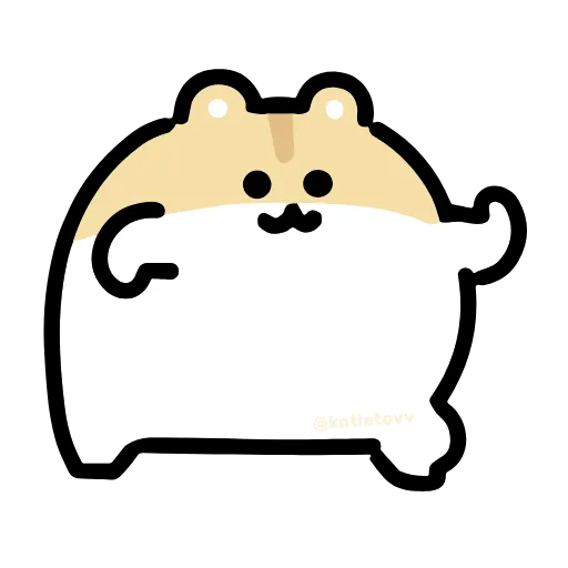 🐹 Стикер «Dancing Hamster» для Telegram