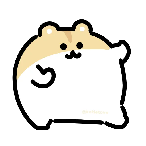 🐹 Стикер «Dancing Hamster» для Telegram