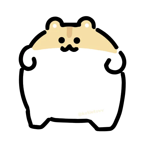 🐹 Стикер «Dancing Hamster» для Telegram