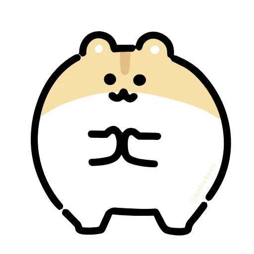 🐹 Стикер «Dancing Hamster» для Telegram