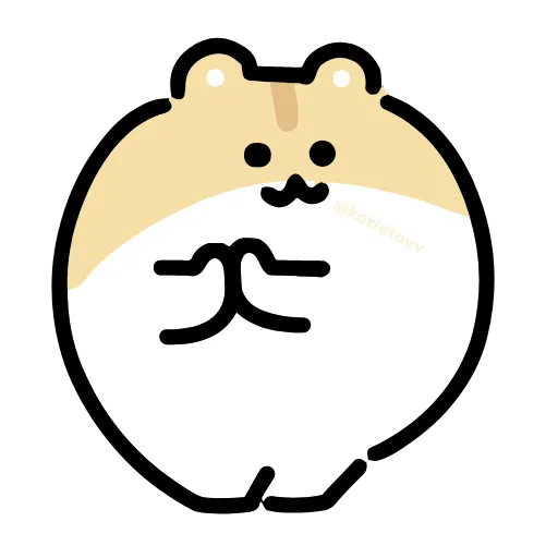 🐹 Стикер «Dancing Hamster» для Telegram
