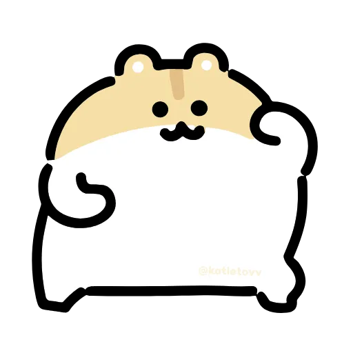 🐹 Стикер «Dancing Hamster» для Telegram