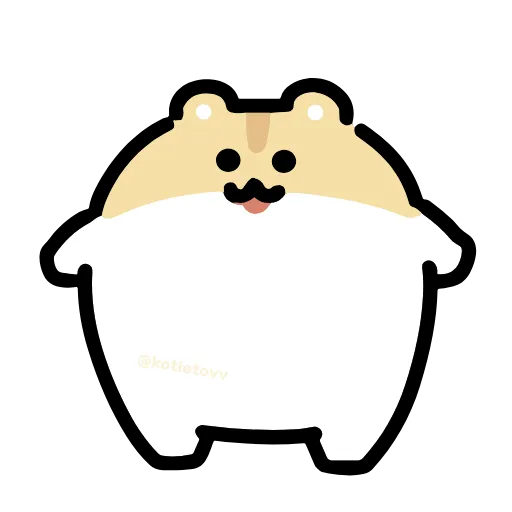 🐹 Стикер «Dancing Hamster» для Telegram
