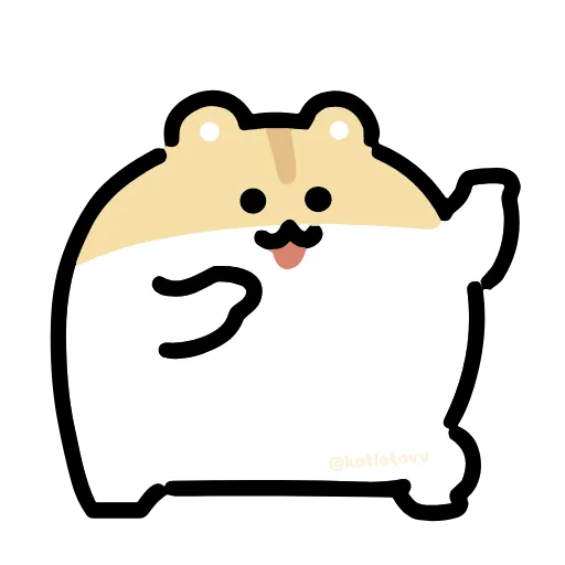 🐹 Стикер «Dancing Hamster» для Telegram