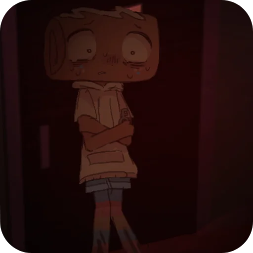😶 Стикер «Dandys World Bake Night Terror» для Telegram