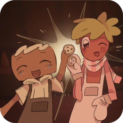 ❤ Стикер «Dandys World Bake Night Terror» для Telegram