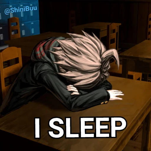 😴 Стикер «Danganronpa Pack» для Telegram