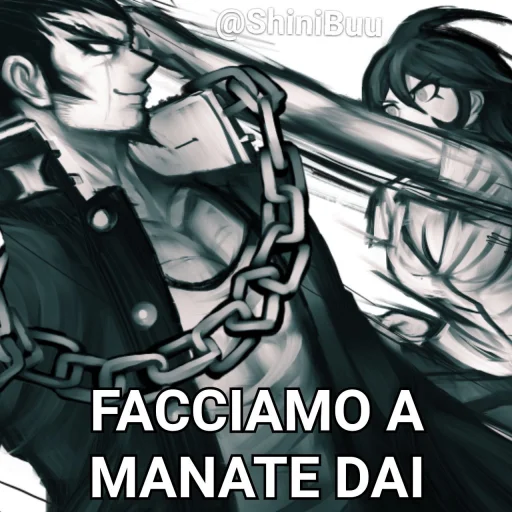 🤛 Стикер «Danganronpa Pack» для Telegram