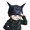 Стикер 19 🎭 Набор эмоджи по аниме и игре «Danganronpa Данганронпа»