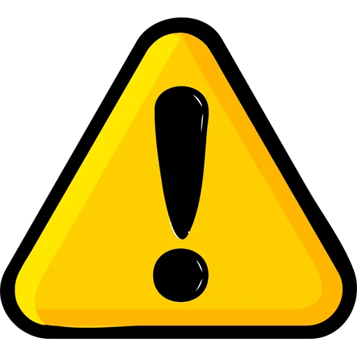 ⚠️ Стикер «Danger» для Telegram