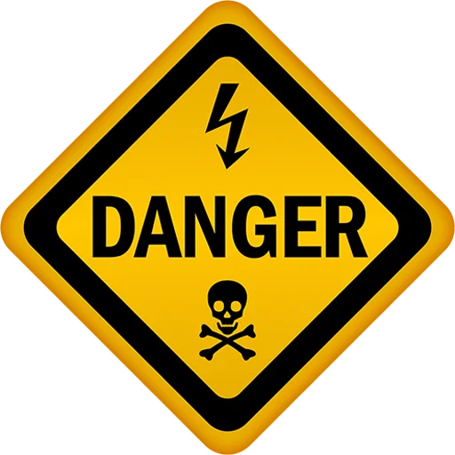 ⚡️ Стикер «Danger» для Telegram