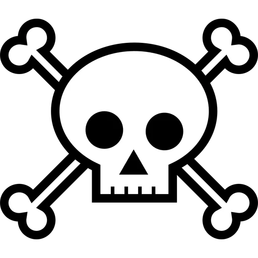 ☠️ Стикер «Danger» для Telegram