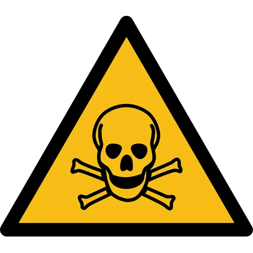 ☠️ Стикер «Danger» для Telegram
