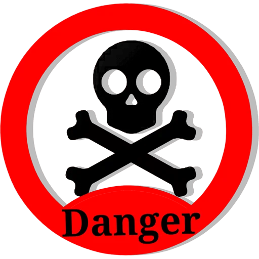 ☠️ Стикер «Danger» для Telegram
