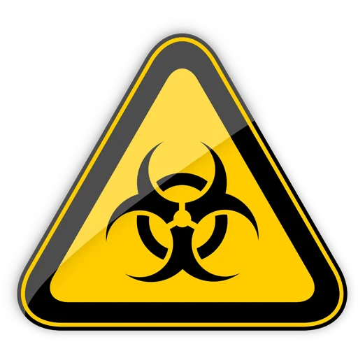 ☣️ Стикер «Danger» для Telegram