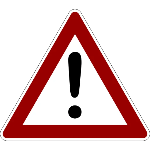 ⚠️ Стикер «Danger» для Telegram