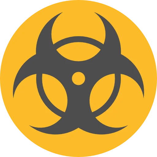 ☣️ Стикер «Danger» для Telegram
