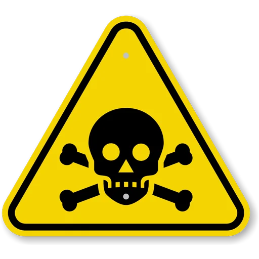 ☠️ Стикер «Danger» для Telegram