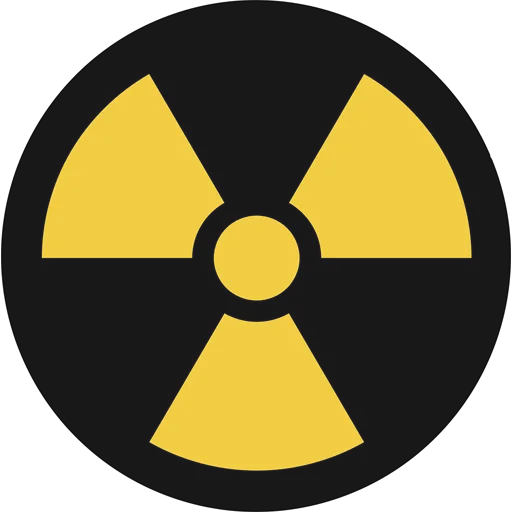 ☢️ Стикер «Danger» для Telegram