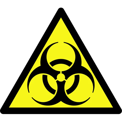 ☣️ Стикер «Danger» для Telegram