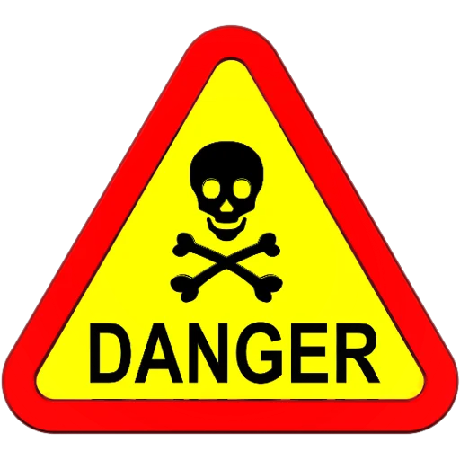 ☠️ Стикер «Danger» для Telegram