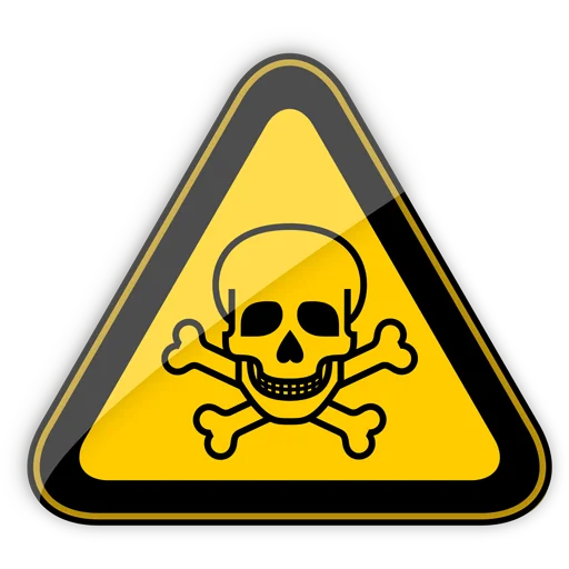 ☠️ Стикер «Danger» для Telegram