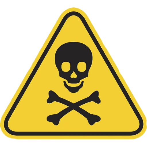 ☠️ Стикер «Danger» для Telegram