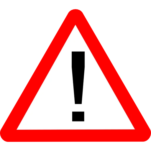 ⚠️ Стикер «Danger» для Telegram