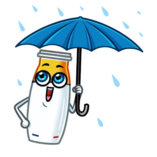 ☔️ Стикер «Продли своё лето» для Telegram