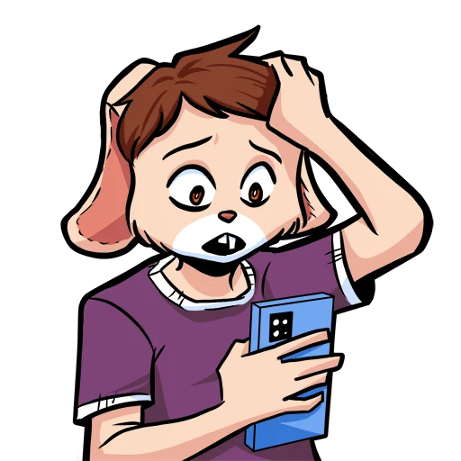 😧 Стикер «У Даны Проблемы» для Telegram