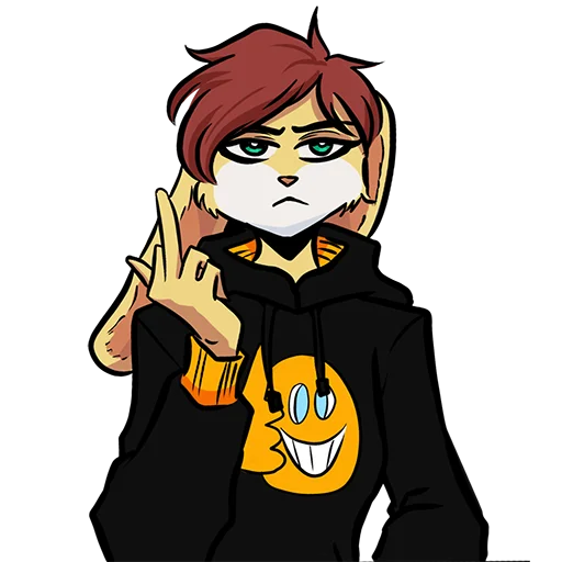 🖕 Стикер «У Даны Проблемы» для Telegram