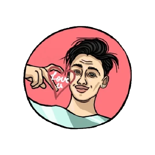 ❤️ Стикер «Дневник о Дане Милохине» для Telegram