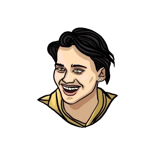 😃 Стикер «Дневник о Дане Милохине» для Telegram