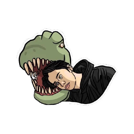 🦖 Стикер «Дневник о Дане Милохине» для Telegram