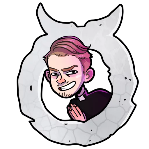 😏 Стикер «Поперечный» для Telegram