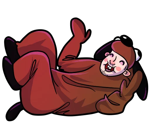 🐶 Стикер «Поперечный» для Telegram