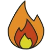 🔥 Эмодзи «Жёлтые буквы, цифры» для Telegram