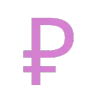 🐁 Эмодзи «Розовые буквы, цифры» для Telegram