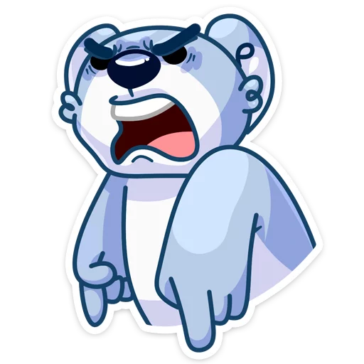 😠 Стикер «Кто тепло и радость дарит?» для Telegram