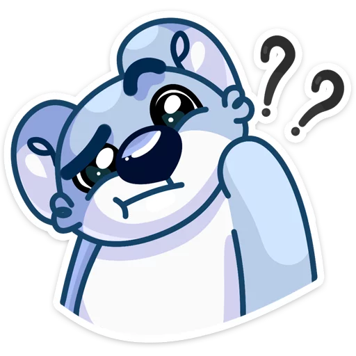 🤔 Стикер «Кто тепло и радость дарит?» для Telegram