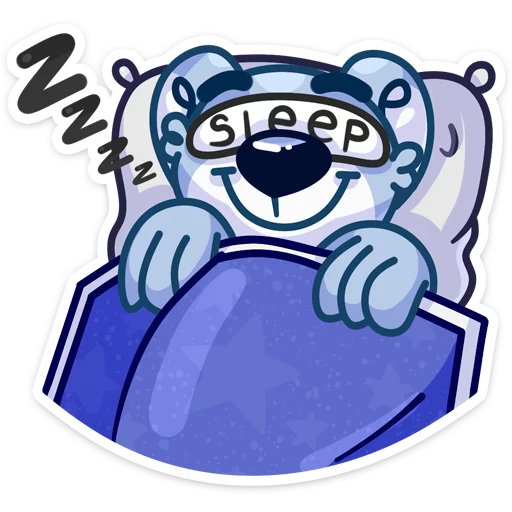 😴 Стикер «Кто тепло и радость дарит?» для Telegram