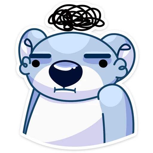 🤯 Стикер «Кто тепло и радость дарит?» для Telegram