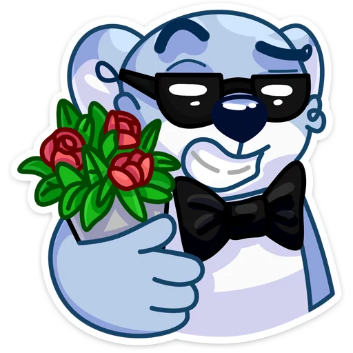 💐 Стикер «Кто тепло и радость дарит?» для Telegram