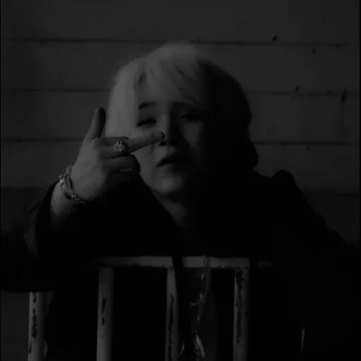 👾 Стикер «dark/black min yoongi. ^ ^» для Telegram
