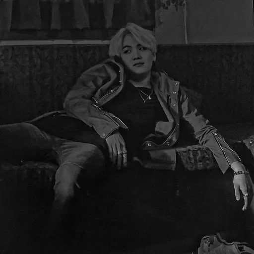 👾 Стикер «dark/black min yoongi. ^ ^» для Telegram