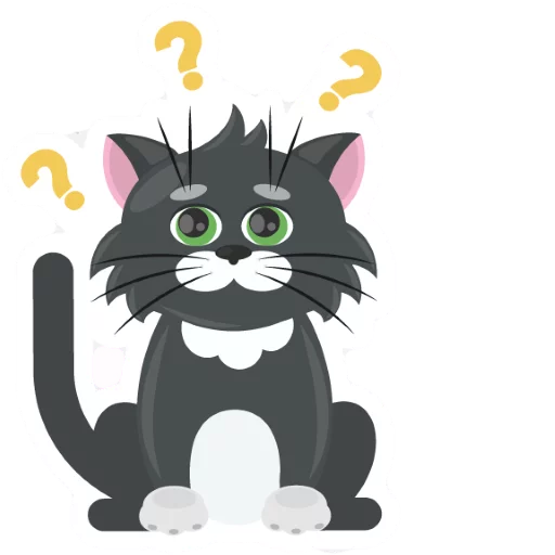 😥 Стикер «Dark Cat» для Telegram