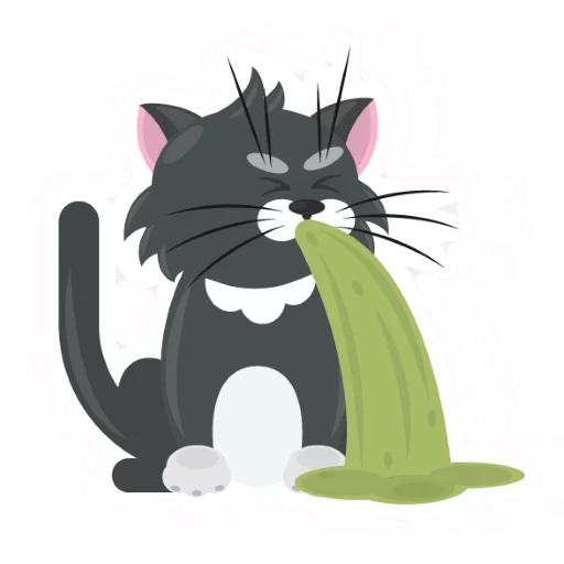 😷 Стикер «Dark Cat» для Telegram