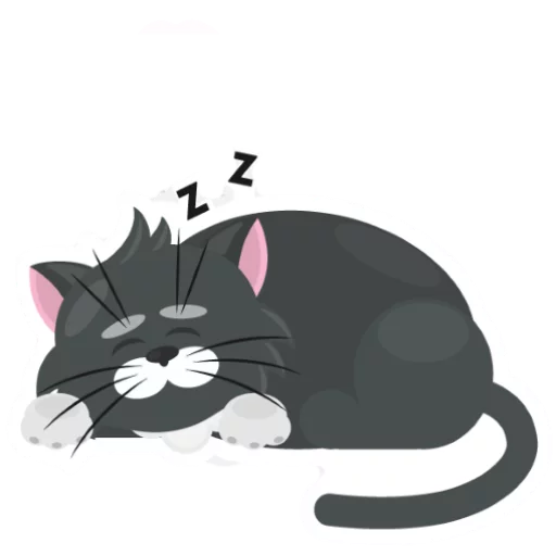 😔 Стикер «Dark Cat» для Telegram