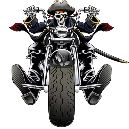 🏍 Стикер «creepy» для Telegram